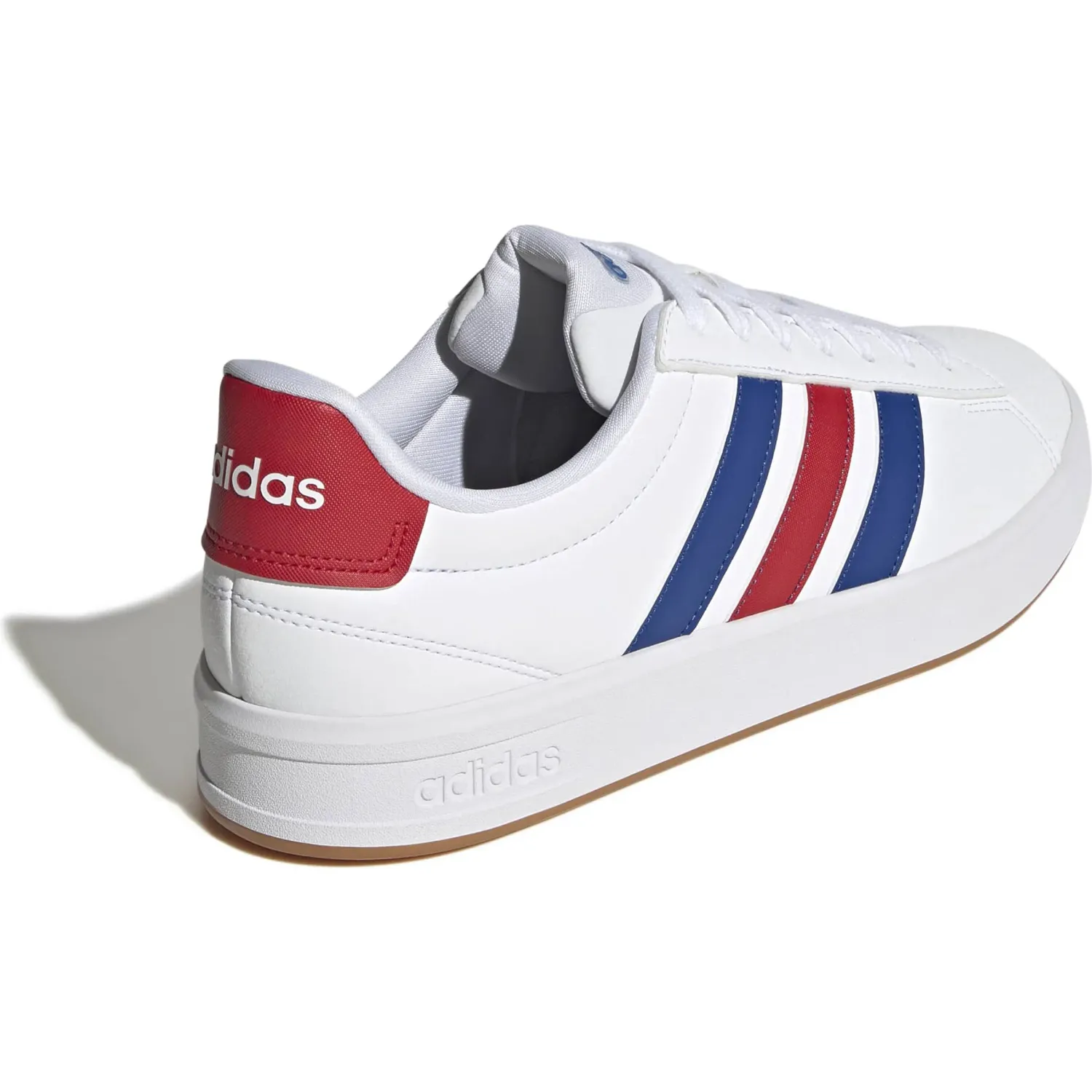 Zapatillas Adidas Urbanas Hombre Grand Court 3.0 color blanco / rojo | Platanitos