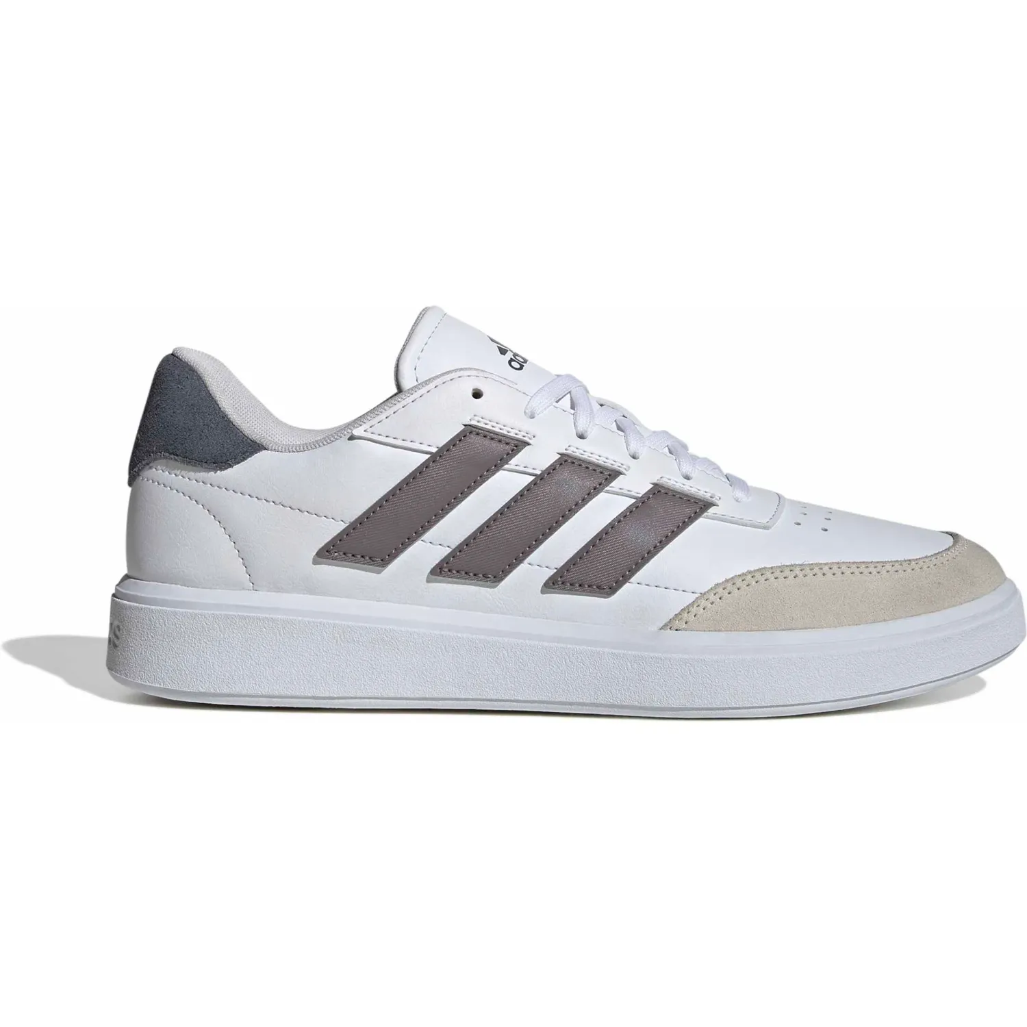 Zapatillas Adidas Urbanas Hombre Courtblock color blanco / gris | Platanitos