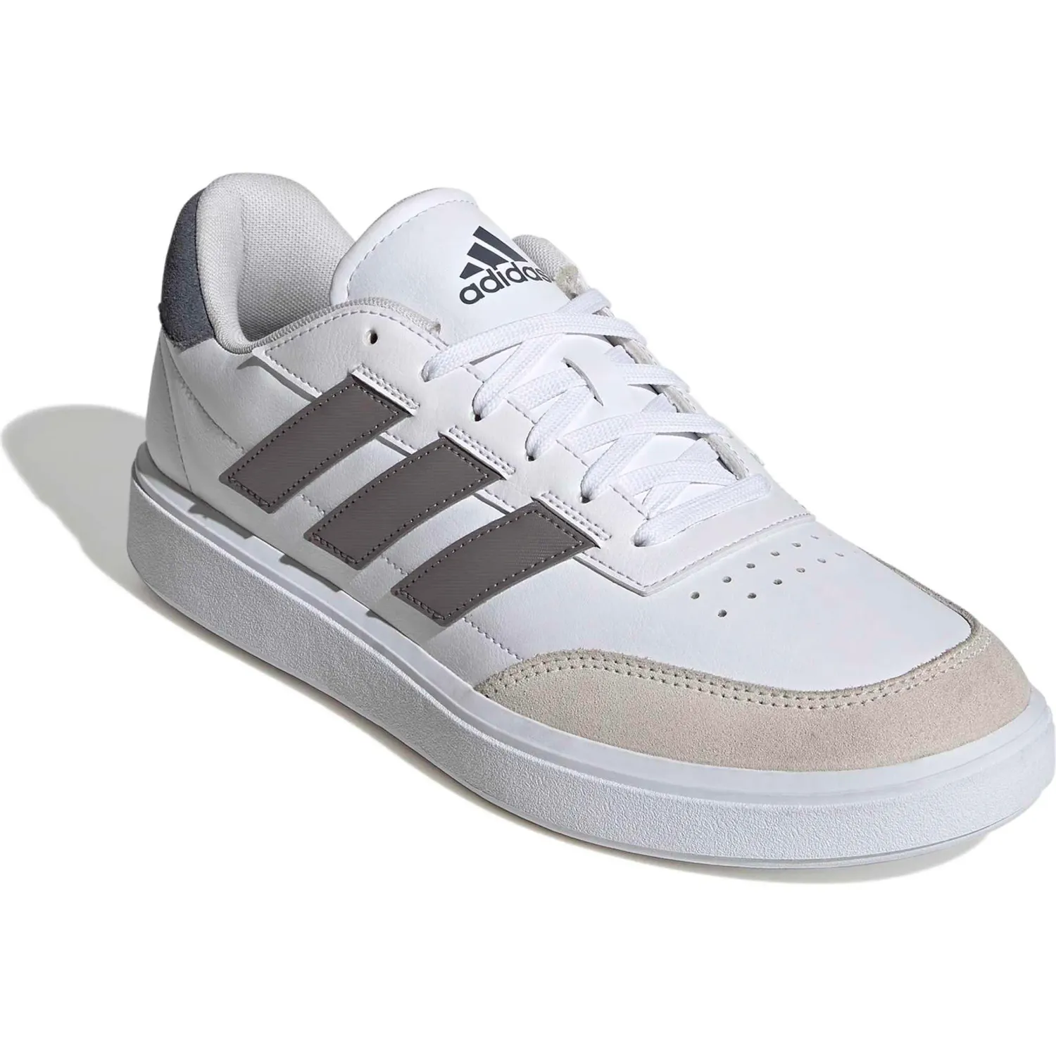 Zapatillas Adidas Urbanas Hombre Courtblock color blanco / gris | Platanitos