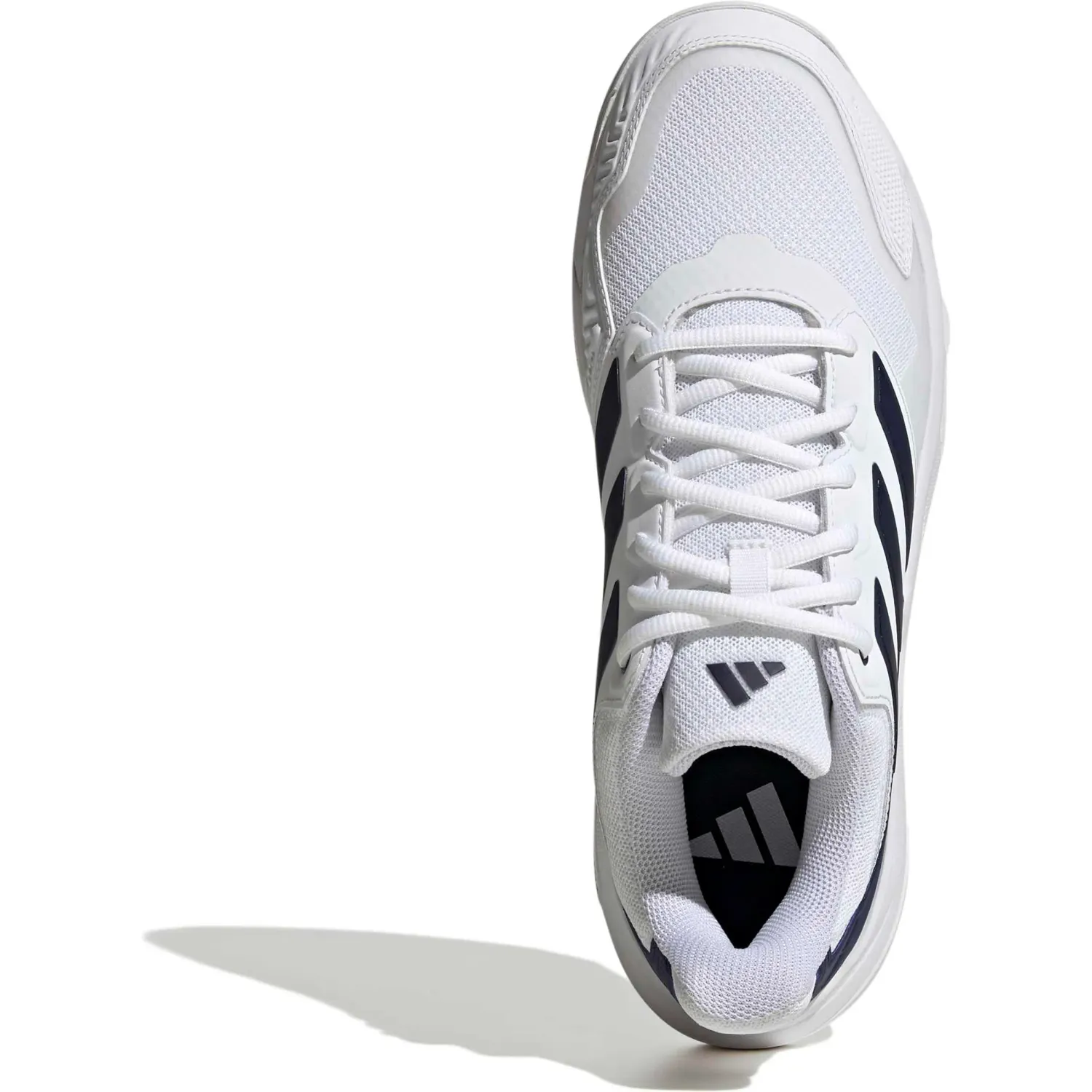 Zapatillas Adidas De Tenis Hombre Courtjam Control 3 M color blanco / azul | Platanitos