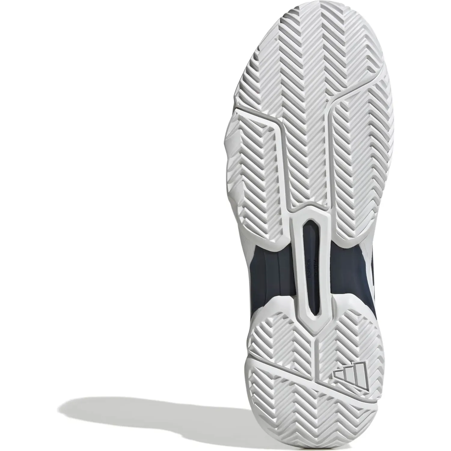 Zapatillas Adidas De Tenis Hombre Courtjam Control 3 M color blanco / azul | Platanitos