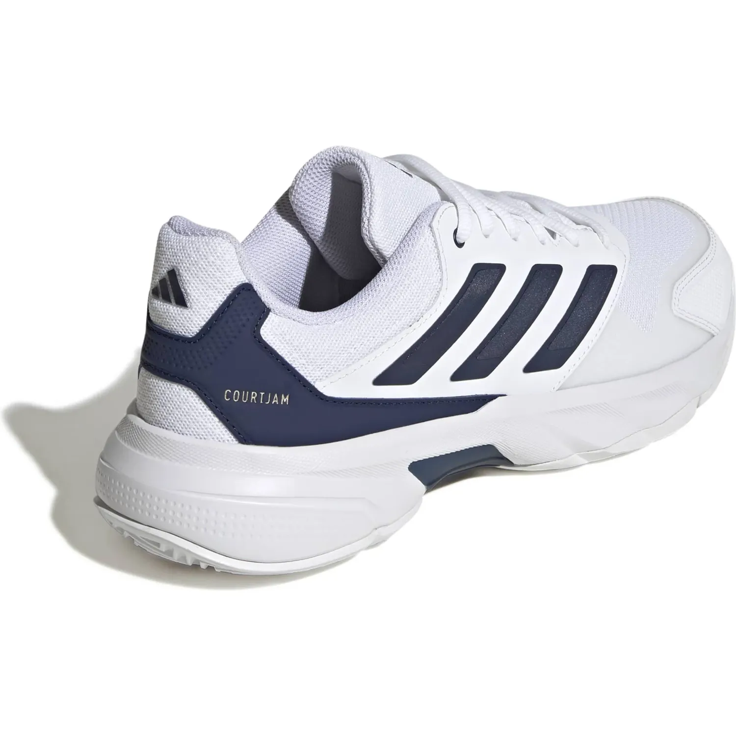 Zapatillas Adidas De Tenis Hombre Courtjam Control 3 M color blanco / azul | Platanitos