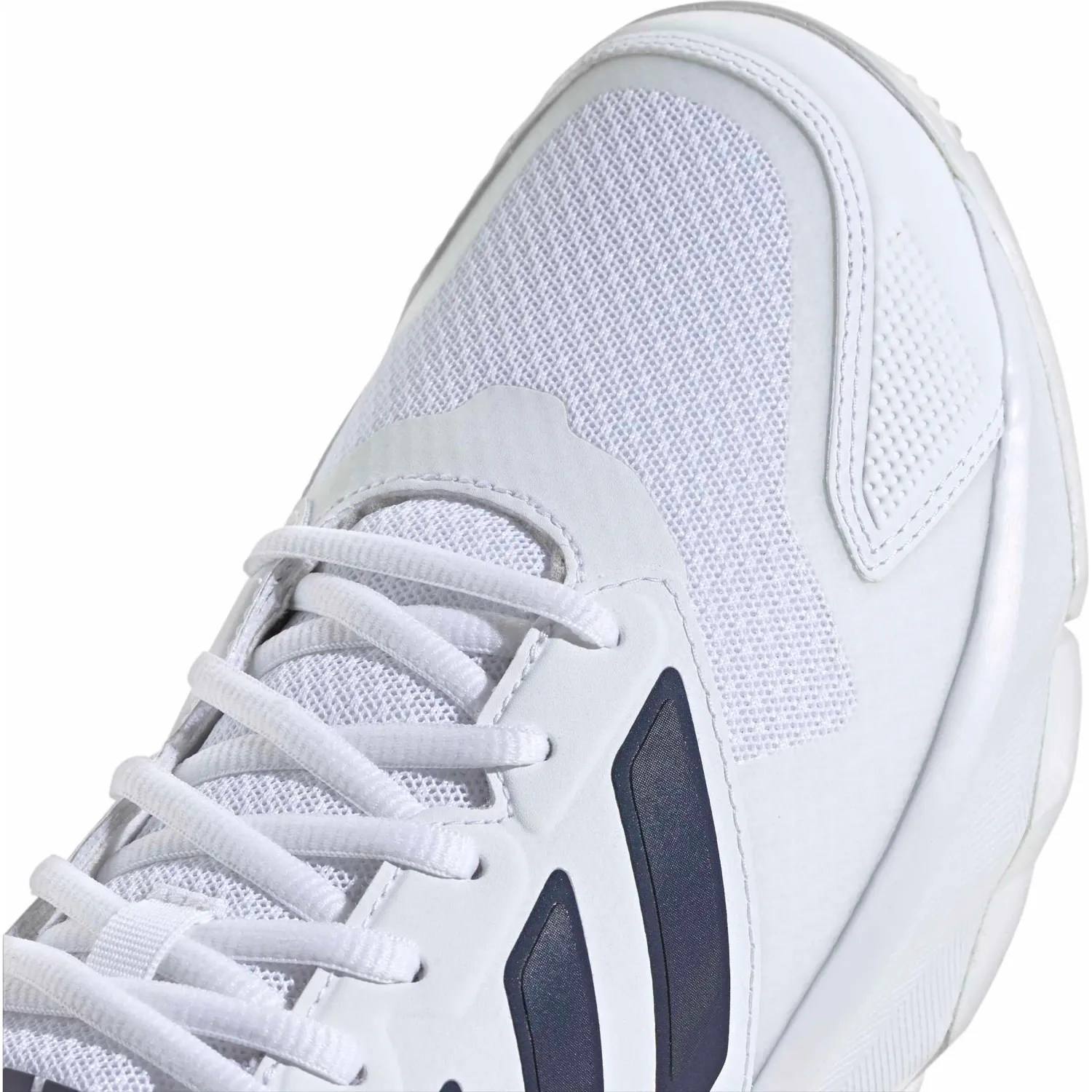 Zapatillas Adidas De Tenis Hombre Courtjam Control 3 M color blanco / azul | Platanitos