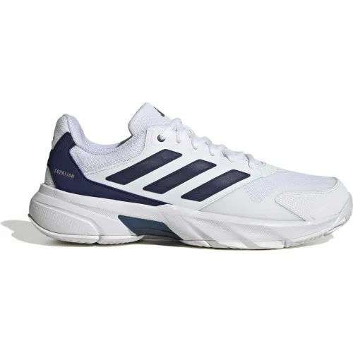 Zapatillas Adidas De Tenis Hombre Courtjam Control 3 M color blanco | Platanitos