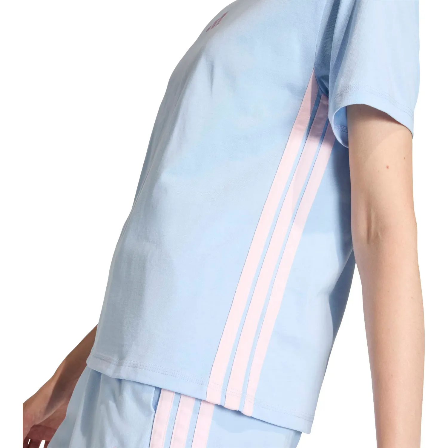 Polo Adidas Deportivo Mujer W 3s Sj T color celeste | Platanitos