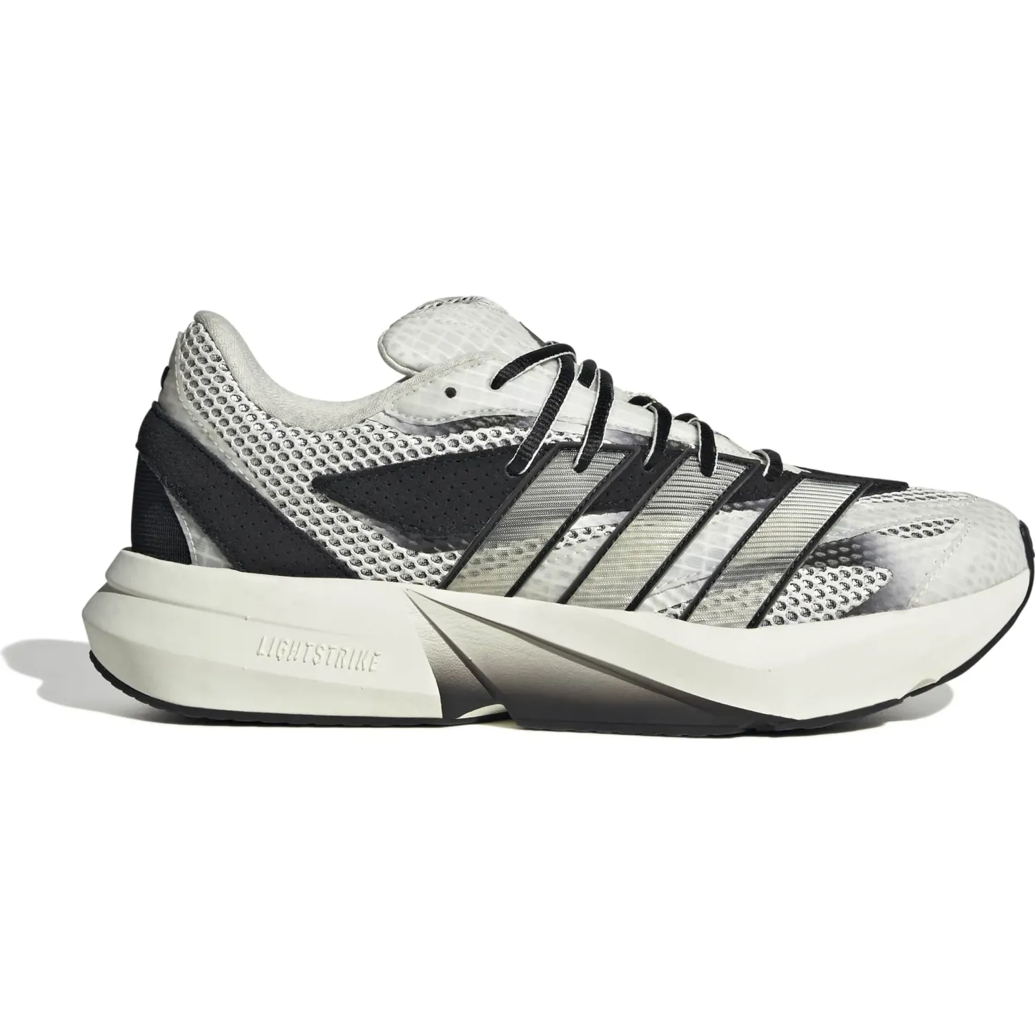 Zapatillas Adidas Urbanas Hombre Lightblaze color beige/negro | Platanitos
