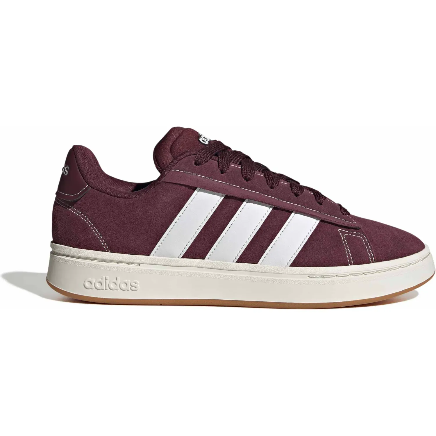 Zapatillas Adidas Urbanas Hombre Grand Court Alpha 00s color vino | Platanitos