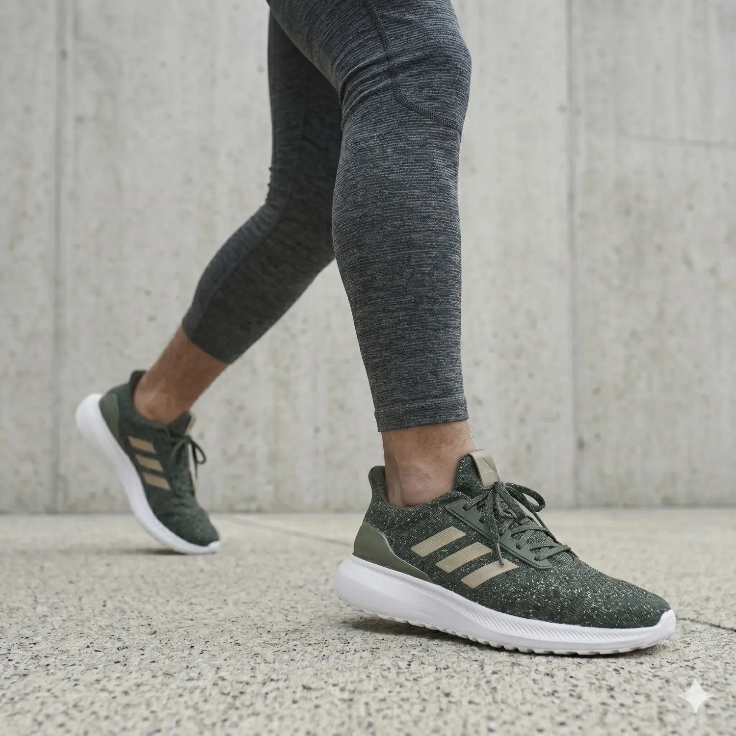 Zapatillas Adidas Running Hombre Ultra Energy M color verde militar/negro | Platanitos
