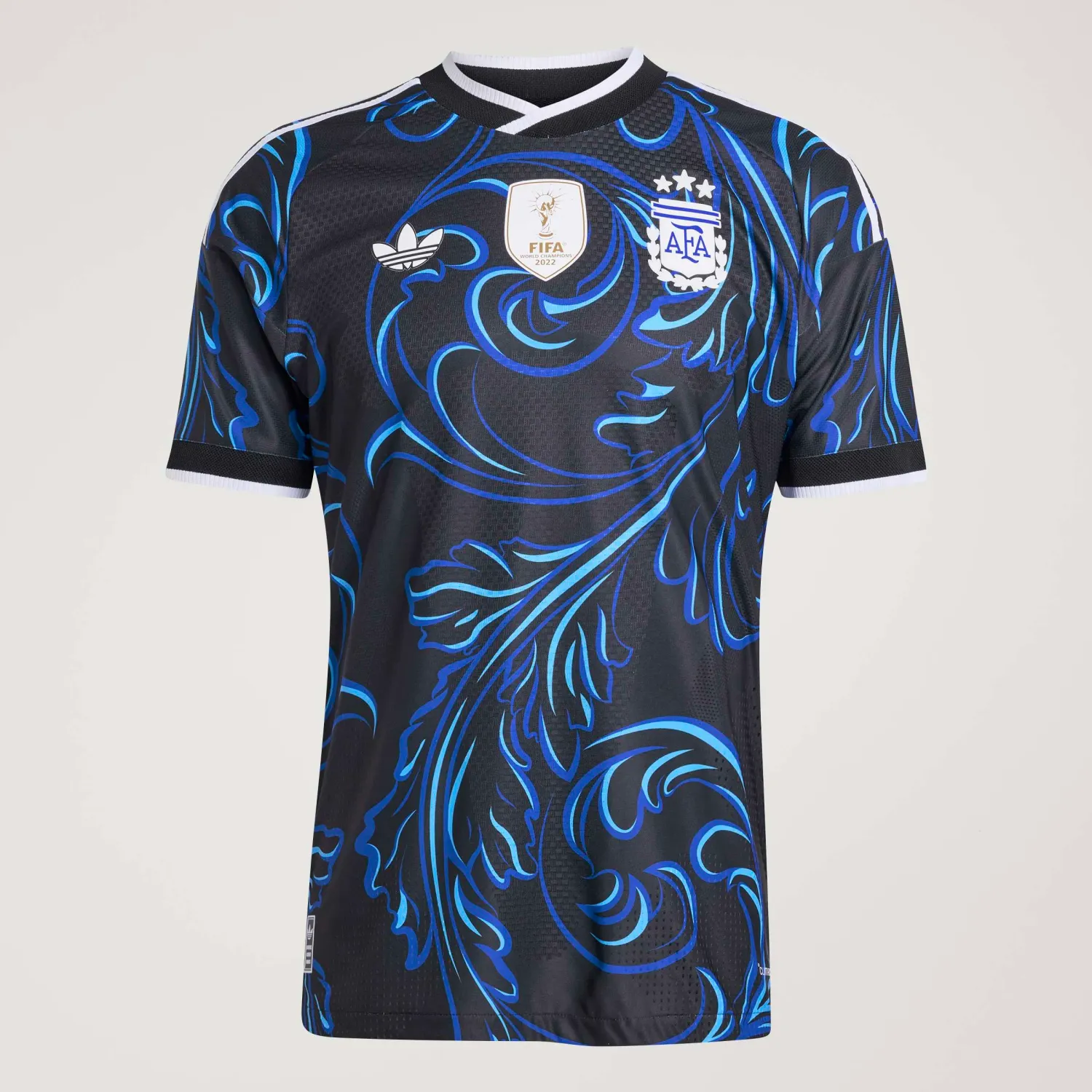 Camiseta Adidas Futbol Hombre Visitante Selección Argentina 2026 Version Jugador Afa A Jsy Au Climacool+ color negro | Platanitos