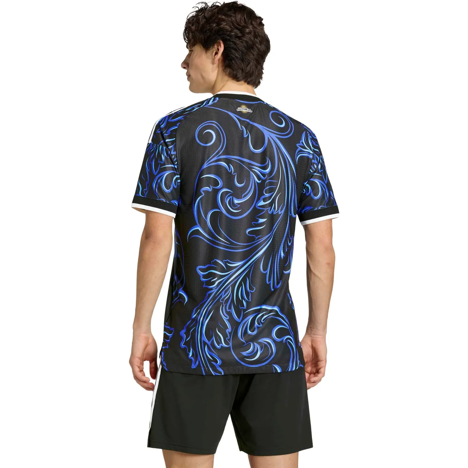 Camiseta Adidas Futbol Hombre Visitante Selección Argentina 2026 Version Jugador Afa A Jsy Au Climacool+ color negro | Platanitos