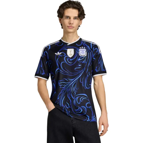 Camiseta Adidas Futbol Hombre Visitante Selección Argentina 2026 Afa A Jsy D Climacool color negro | Platanitos
