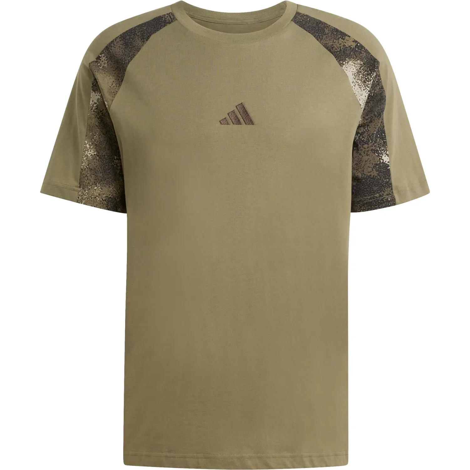 Polo Adidas Deportivo Hombre M Camo Print Te color olivo | Platanitos