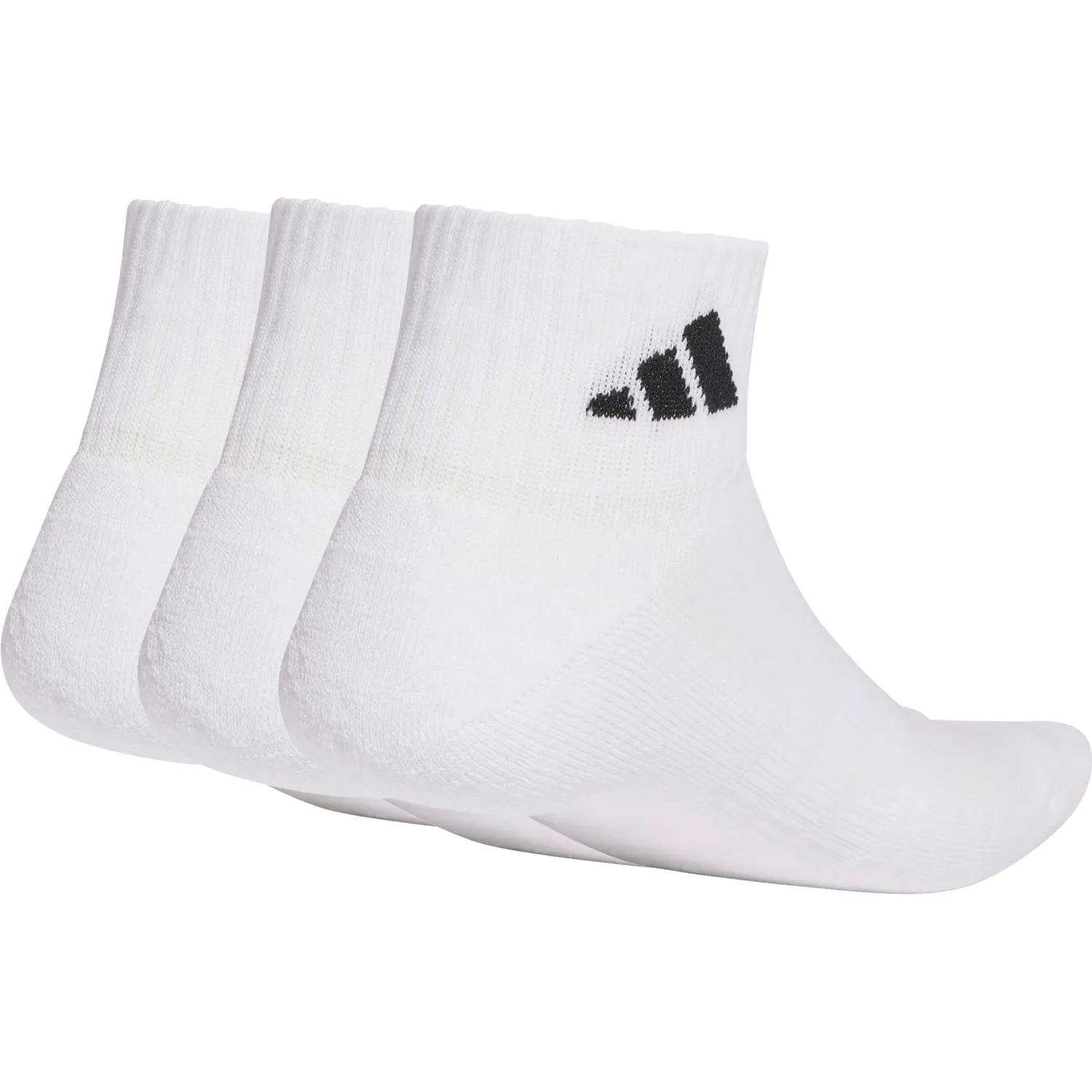 Pack Adidas De Medias Deportivas Unisex C Ess Ank 3p color blanco / negro | Platanitos