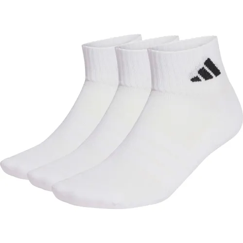 Pack Adidas De Medias Deportivas Unisex C Ess Ank 3p color blanco | Platanitos