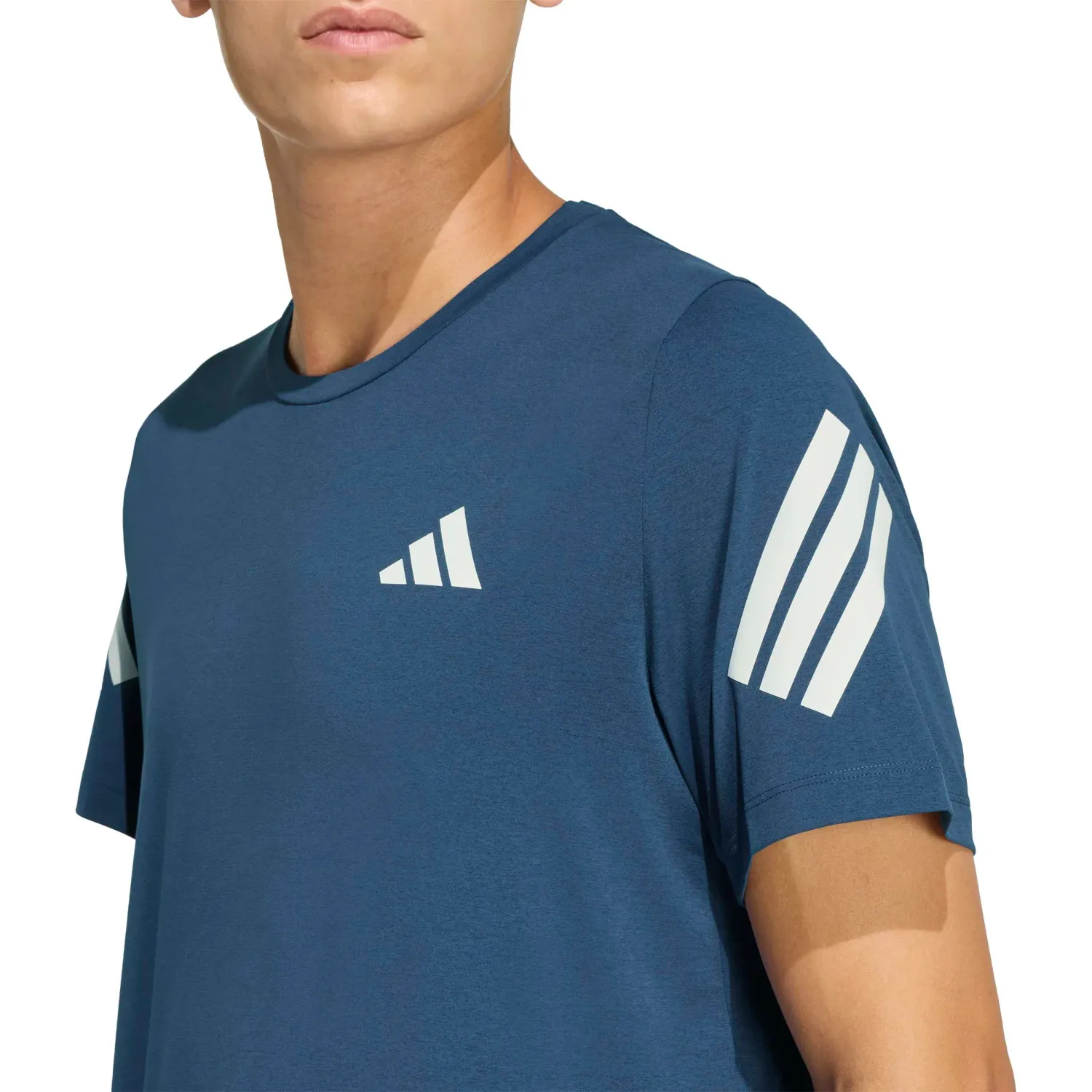 Polo Adidas Running Hombre Adi365/// T M Climacool color azul | Platanitos