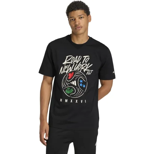 Hombre adidas Negro Polo Deportivo Hombre M Ftb Wc Ball T