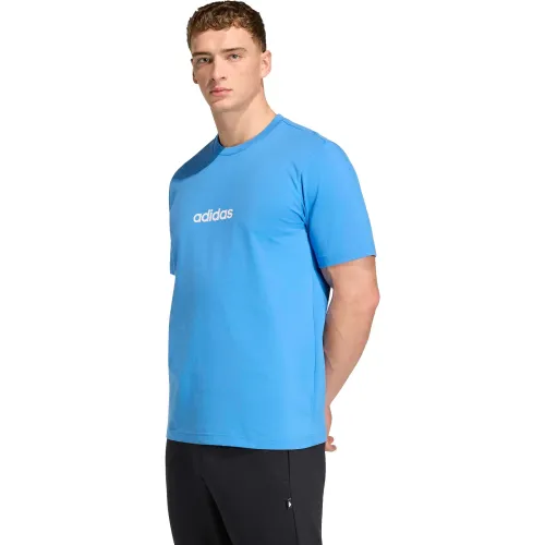 Hombre adidas Azul Polo Deportivo Hombre M Lin Sj T