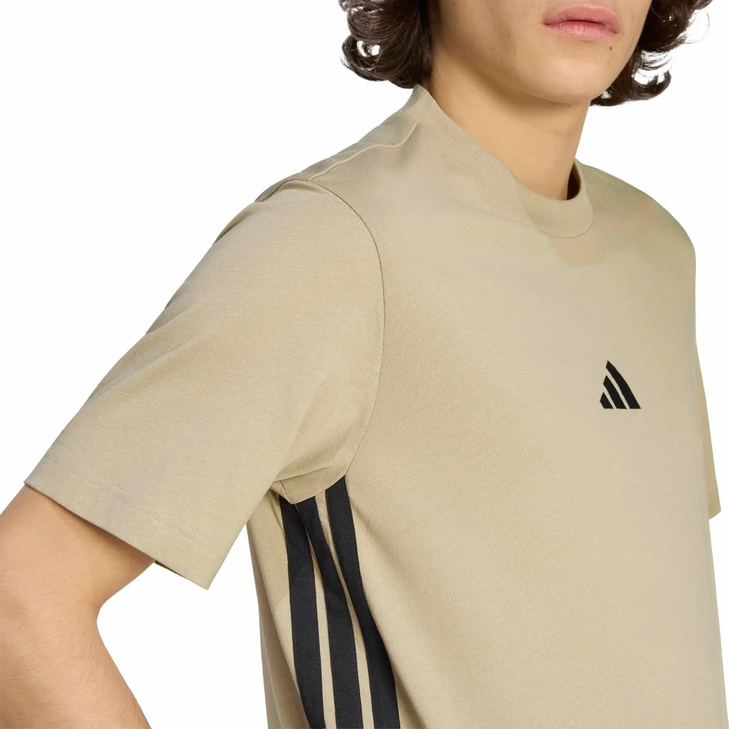 Polo Adidas Deportivo Hombre M 3s Sj T color musgo | Platanitos