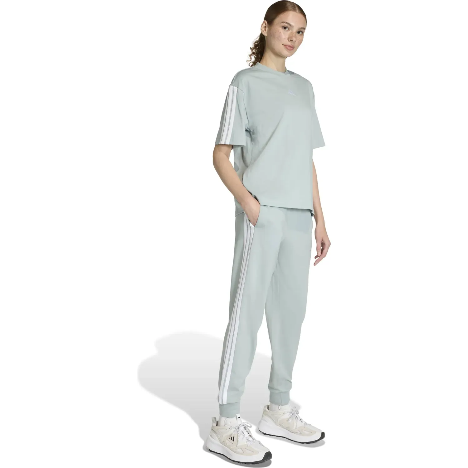 Pantalon Adidas Deportivo Mujer W 3s Sj Jogger color verde agua | Platanitos