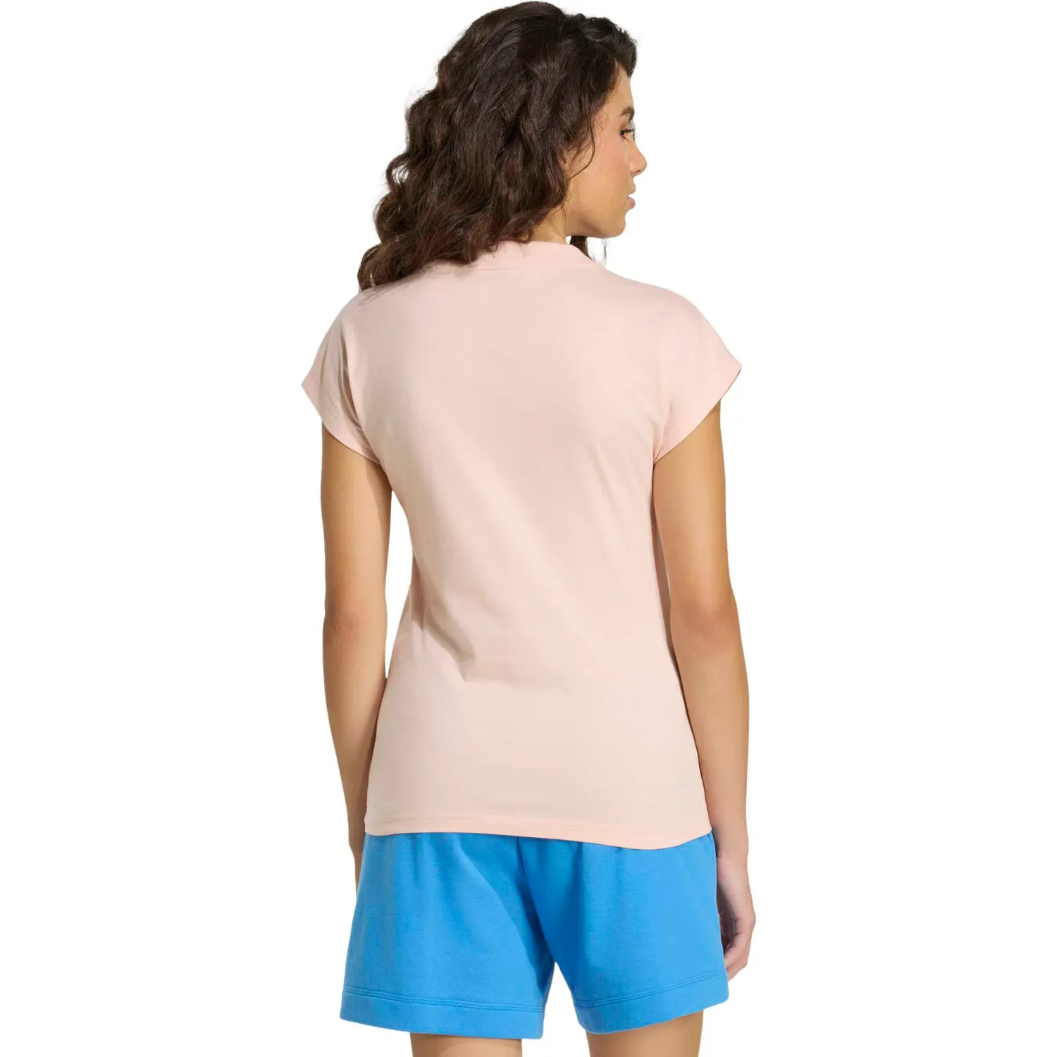 Polo Adidas Deportivo Mujer W Lin Sj T color rosa | Platanitos