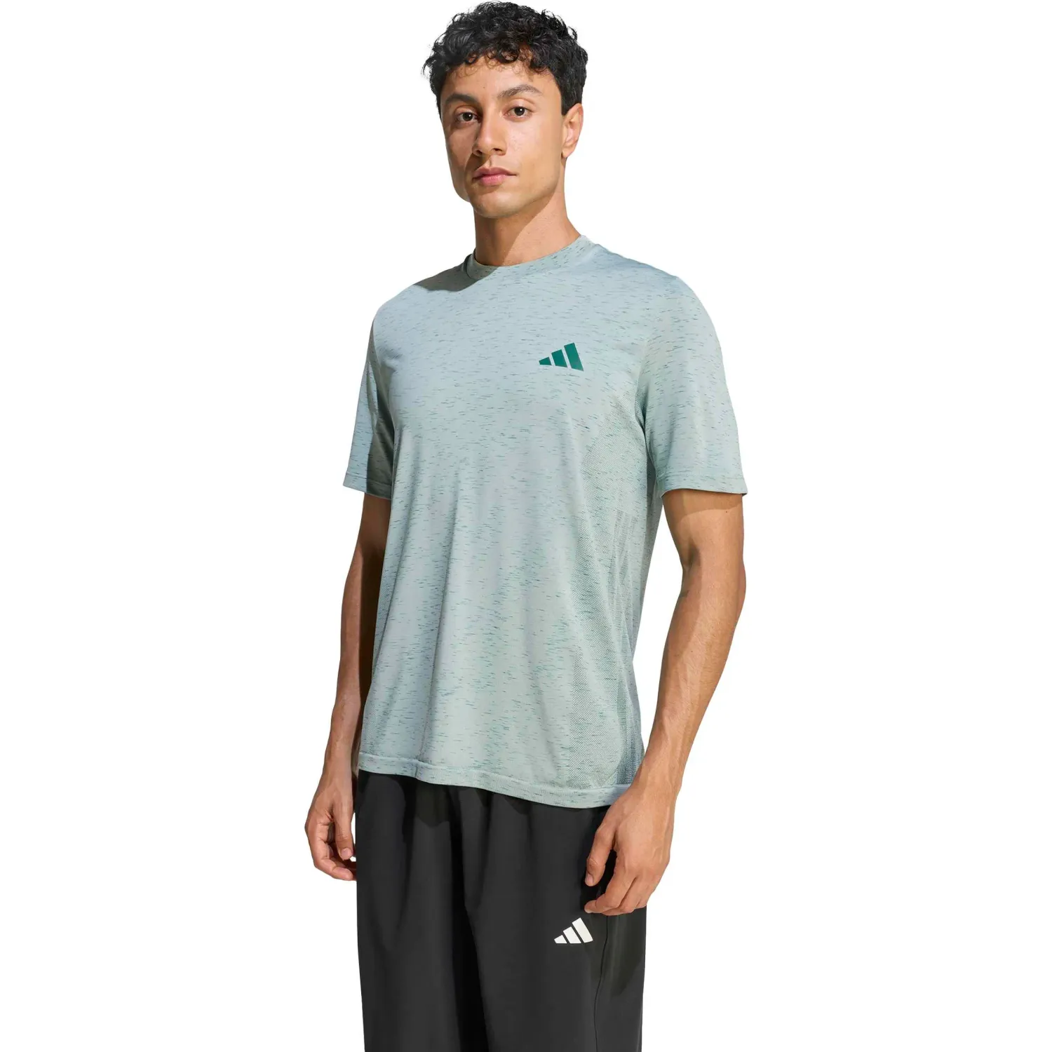 Polo Adidas Training Hombre We Seaml T Climacool color verde agua | Platanitos