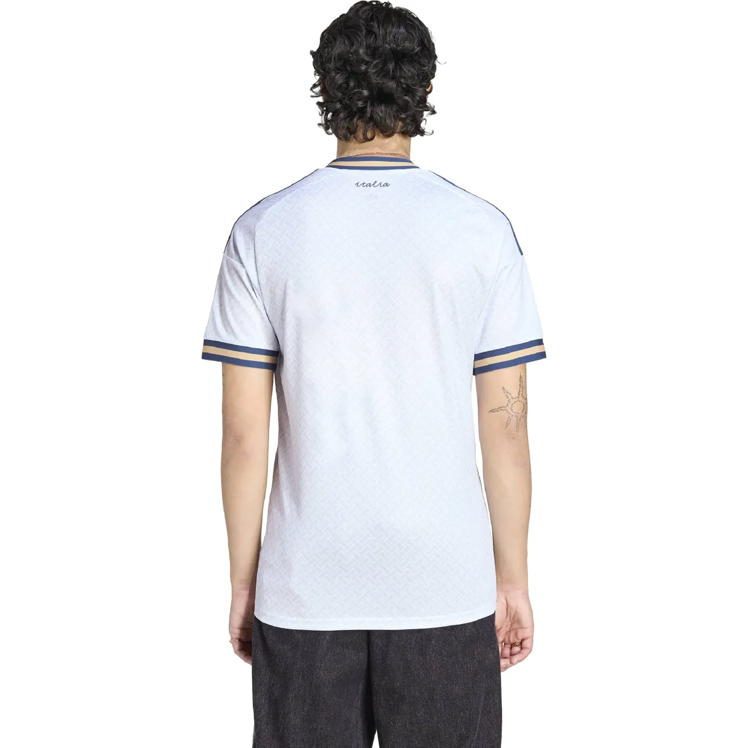 Camiseta Adidas Futbol Hombre Visitante Selección Italia 2026 Figc A Jsy Climacool color blanco / azul | Platanitos