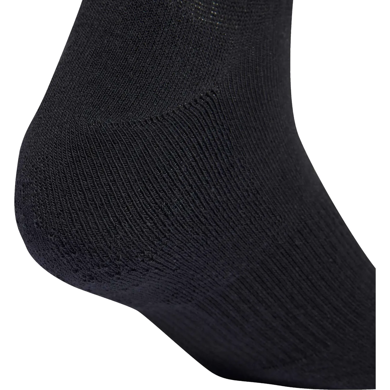 Pack Adidas De Medias Deportivas Unisex 3s Ess C Mid 3p color negro / blanco | Platanitos