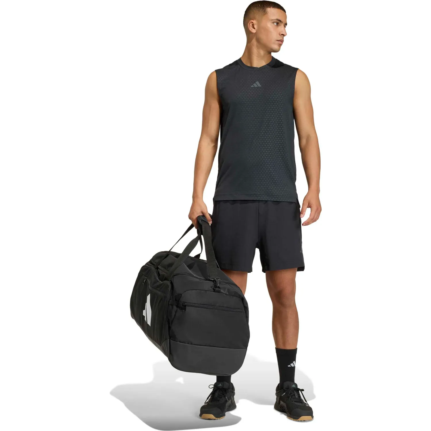 Short Adidas Training Hombre D4t Primelft Sh Climacool color negro | Platanitos