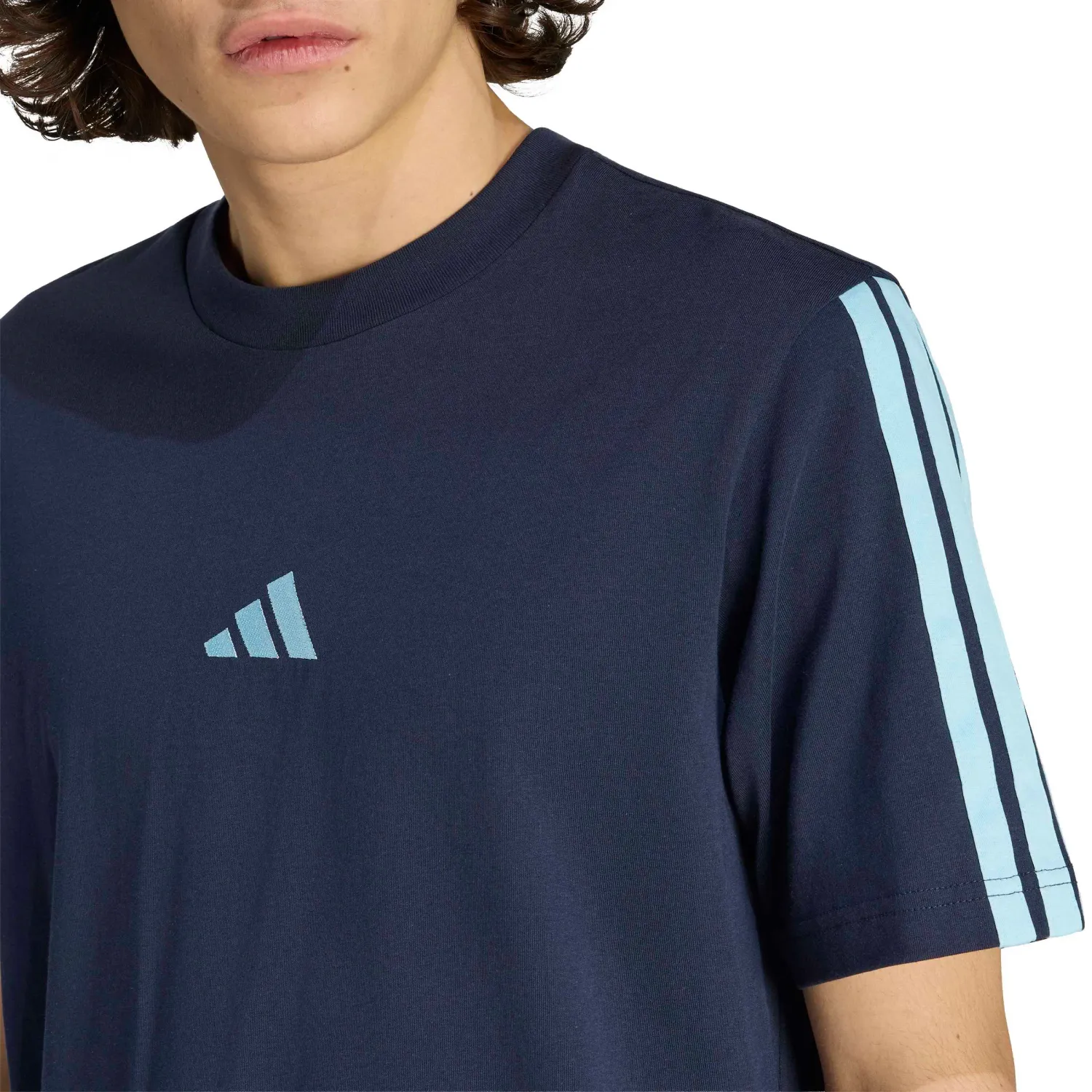 adidas Polo Adidas Deportivo Hombre M 3s Sj T B Wc color navy | Platanitos