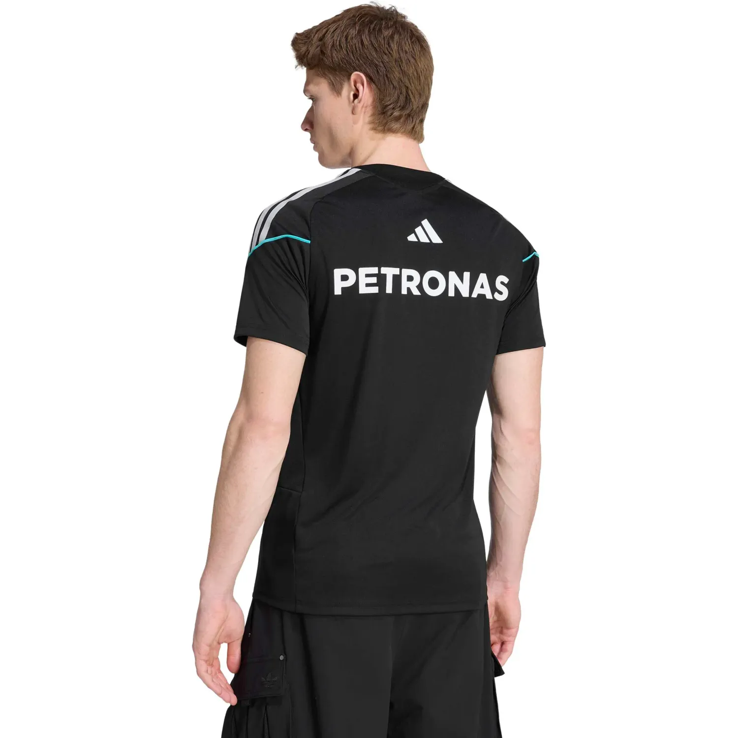 Polo Adidas Deportivo Hombre Mer Mc Jsy M Climacool Motorsport color negro / turquesa | Platanitos