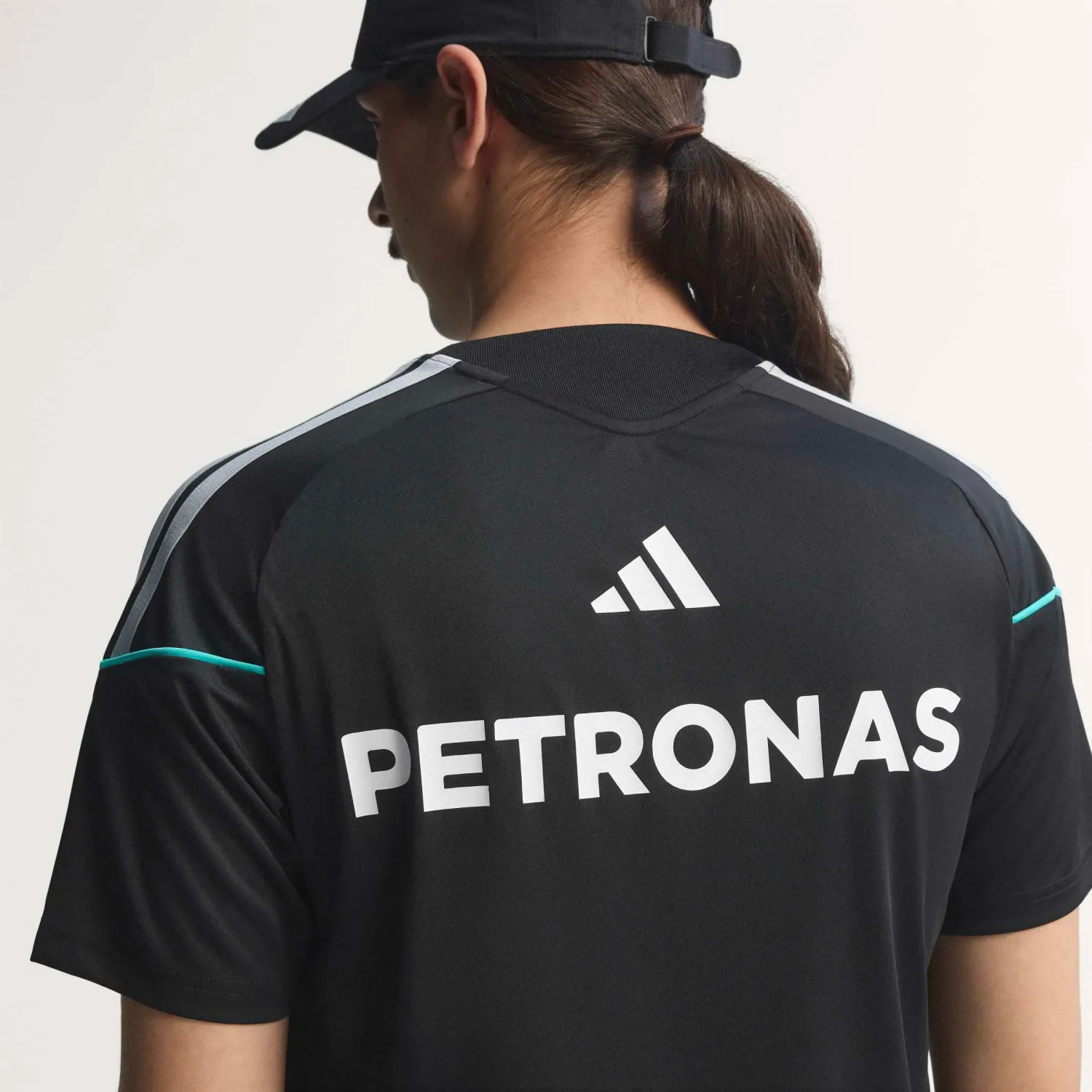 Polo Adidas Deportivo Hombre Mer Mc Jsy M Climacool Motorsport color negro / turquesa | Platanitos