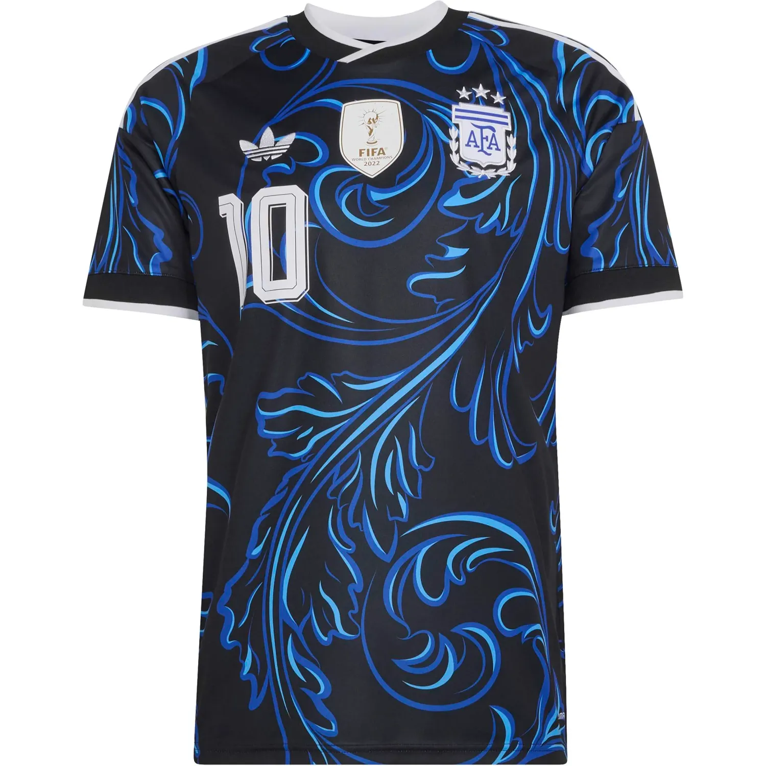 Camiseta Adidas Futbol Hombre Visitante Selección Argentina 2026 Afa A Jsy 10 D Climacool color negro | Platanitos