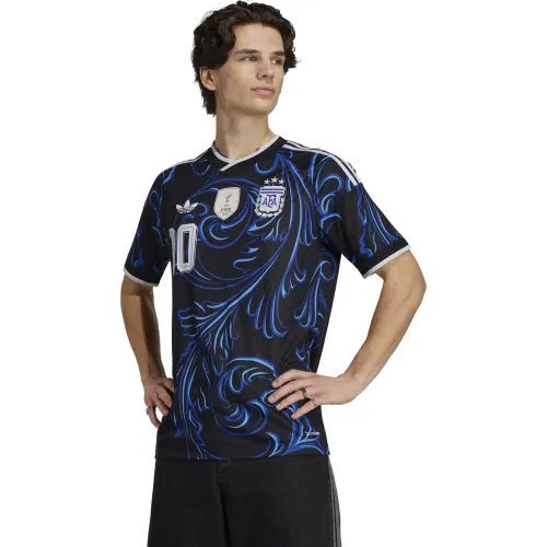 adidas Negro Camiseta Futbol Hombre Visitante Selección Argentina 2026 Afa A Jsy 10 D Climacool