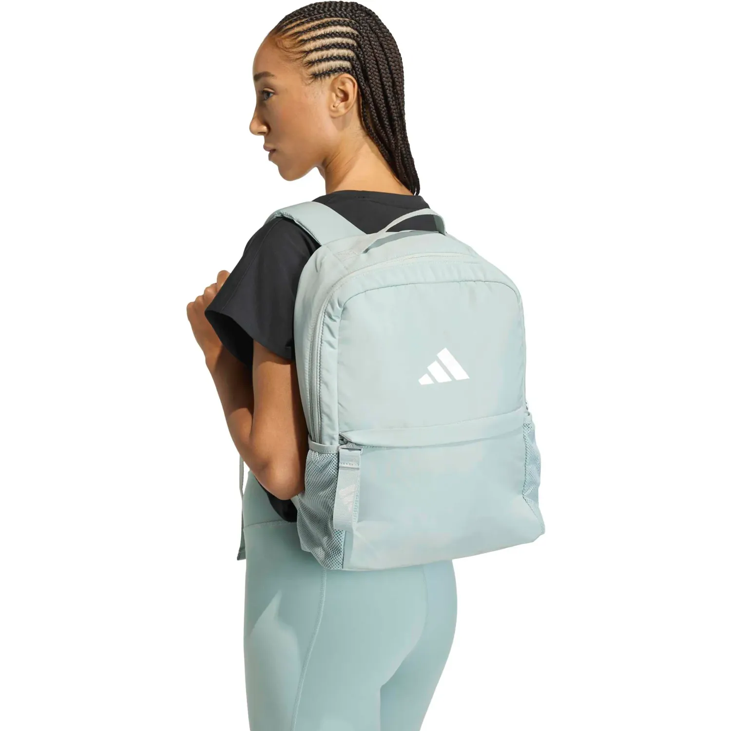 Mochila Adidas Training Mujer Adidas Sp Bp color verde agua | Platanitos