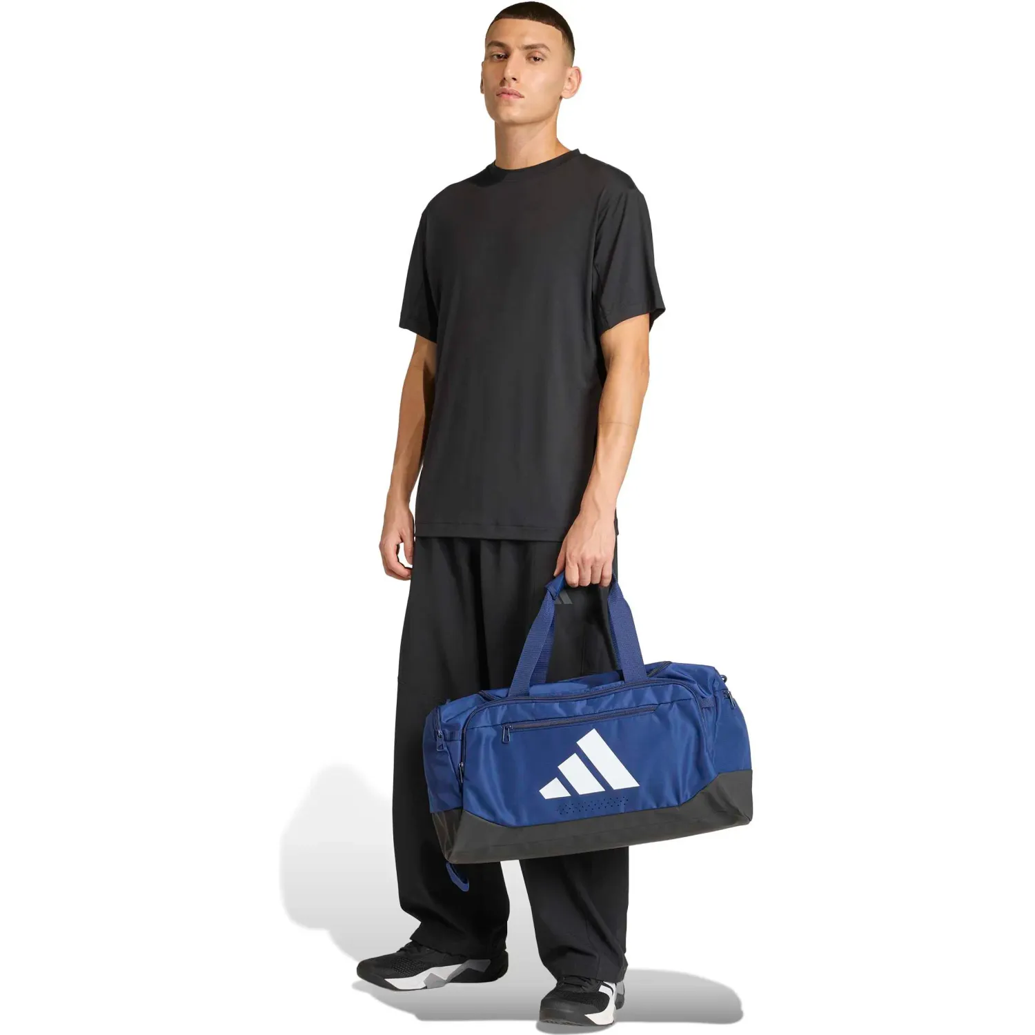 Maletin Adidas Training Unisex Tra Def Duf S color azul / blanco | Platanitos