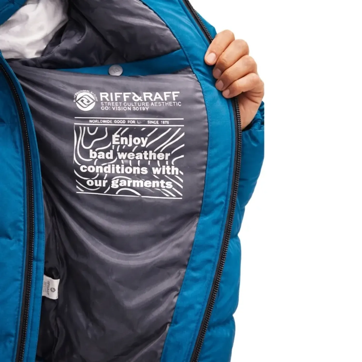 Casaca Riff&Raff Hombre Dark color azul | Platanitos