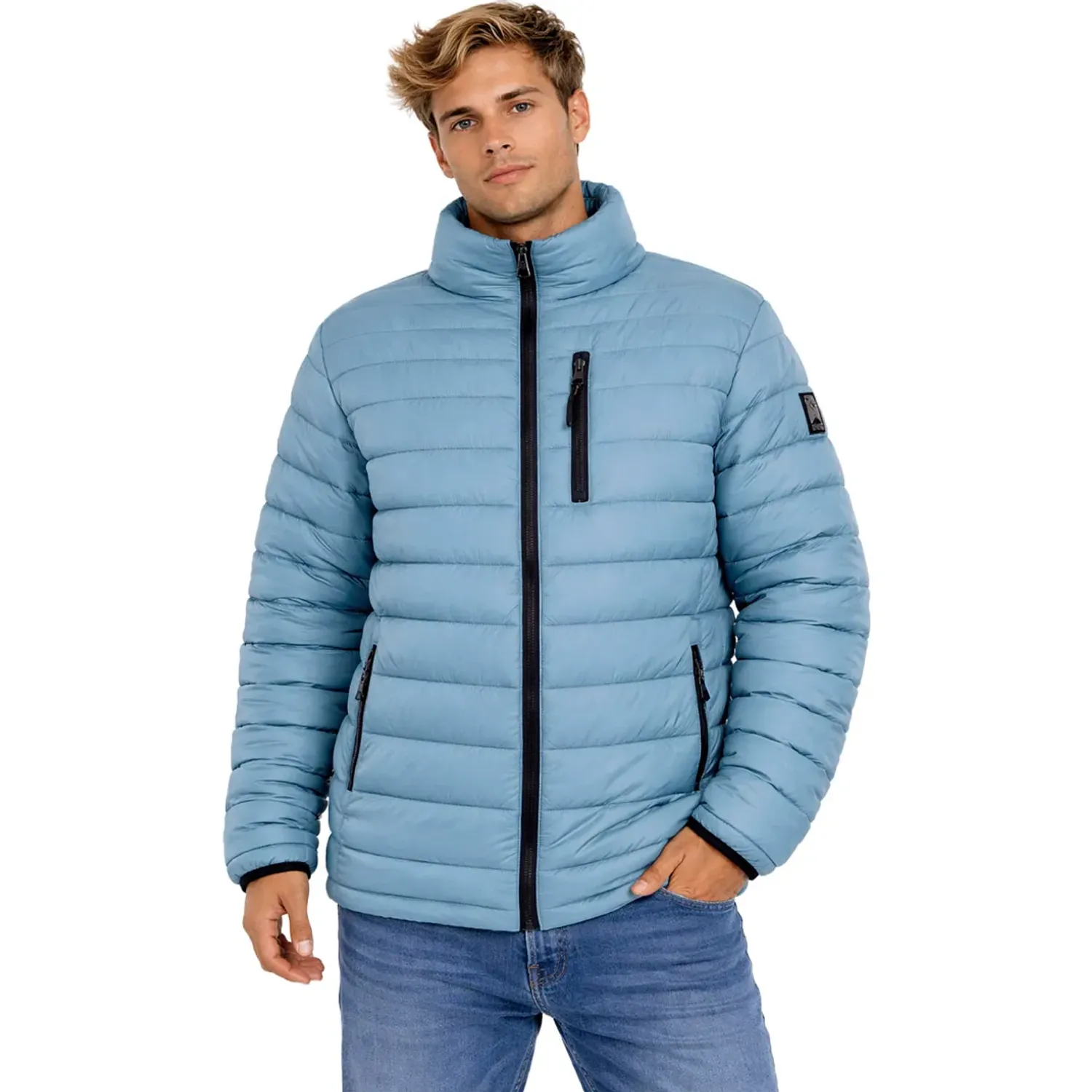 Casaca Riff&Raff Hombre Montt color aqua | Platanitos