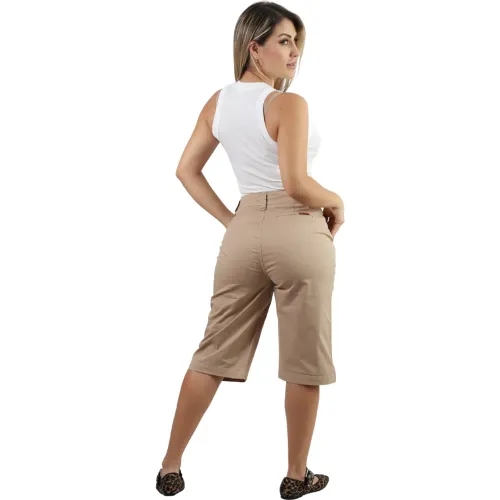 FORDAN JEANS Bermuda Mujer 3956 Recto C/Bolsillo Ojal Y Secreta