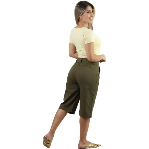 FORDAN JEANS Bermuda Mujer 3956 Recto C/Bolsillo Ojal Y Secreta