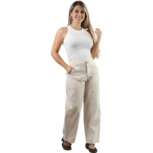 FORDAN JEANS Pantalon Mujer 3958 Mom C/Cortes Costados