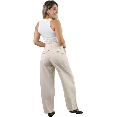 FORDAN JEANS Pantalon Mujer 3958 Mom C/Cortes Costados