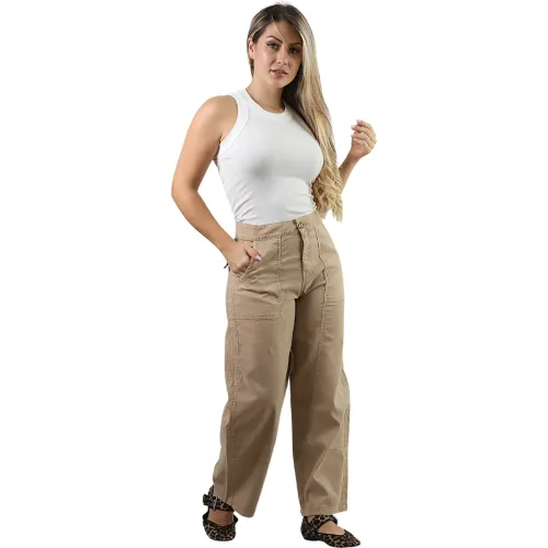 FORDAN JEANS Pantalon Mujer 3958 Mom C/Cortes Costados