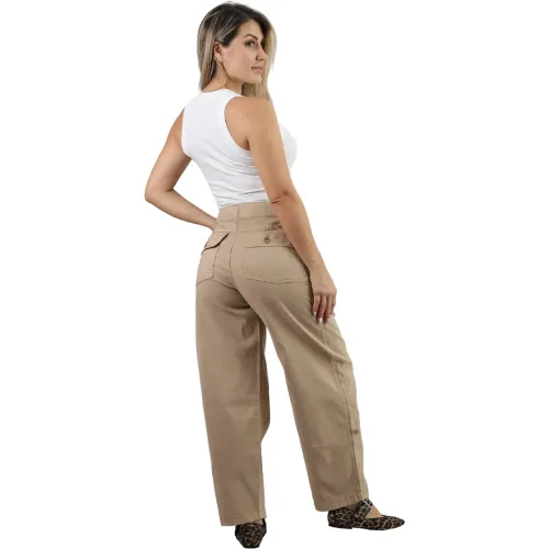 FORDAN JEANS Pantalon Mujer 3958 Mom C/Cortes Costados