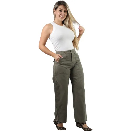 FORDAN JEANS Pantalon Mujer 3958 Mom C/Cortes Costados