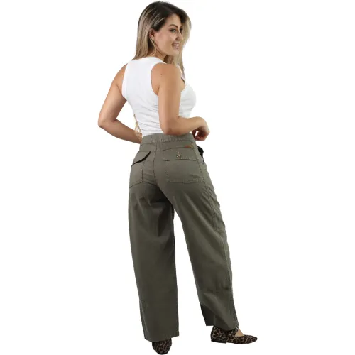 FORDAN JEANS Pantalon Mujer 3958 Mom C/Cortes Costados