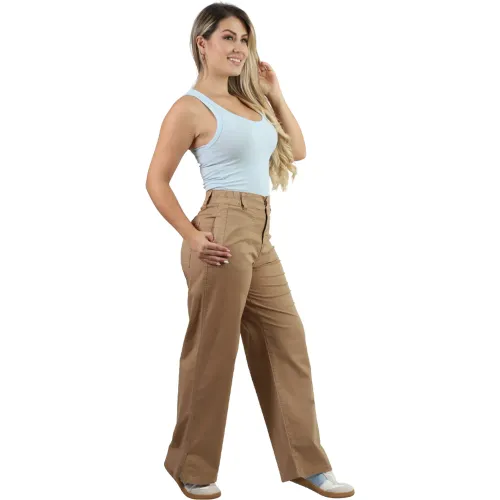 FORDAN JEANS Pantalon Mujer 3966 C/Abertura  En La Basta