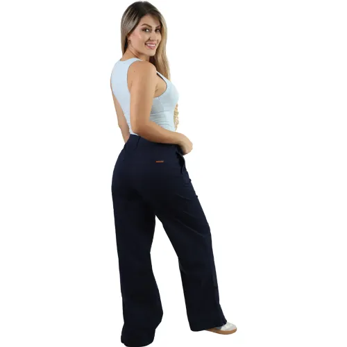 FORDAN JEANS Pantalon Mujer 3966 C/Abertura  En La Basta