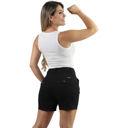 FORDAN JEANS Short Mujer 3969 C/Twill En Cintura Y Tapas