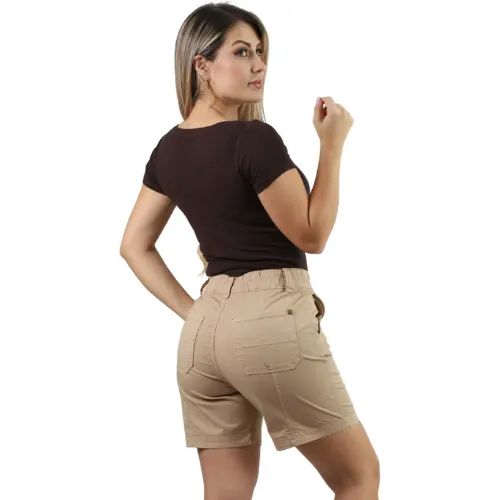 FORDAN JEANS Torero Mujer 3972 C/Elastico Y Bolsillo Parche