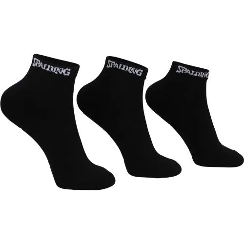 Pack Spalding De Medias Deportivas Niños Low Cut Socks Spstco color negro | Platanitos